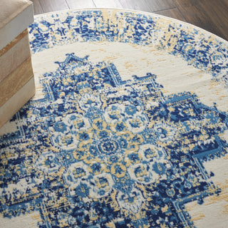 The Rug Corner Nourison Home Nourison Home - Grafix White Area Rug GRF14  