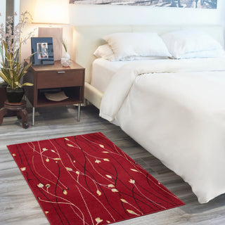 The Rug Corner Nourison Home Grafix GRF15 RED Area Rugs  
