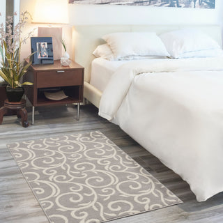 The Rug Corner Nourison Home Grafix GRF19 GREY Area Rugs  