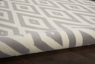 Nourison Home - Grafix White/Grey Area Rug GRF18
