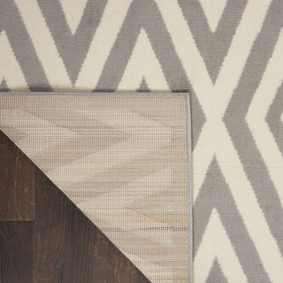 Nourison Home - Grafix White/Grey Area Rug GRF18