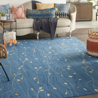 The Rug Corner Nourison Home Grafix GRF15 LTBLU Area Rugs  