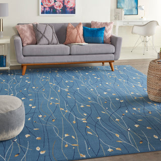 The Rug Corner Nourison Home Grafix GRF15 LTBLU Area Rugs  