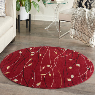 The Rug Corner Nourison Home Grafix GRF15 RED Area Rugs  