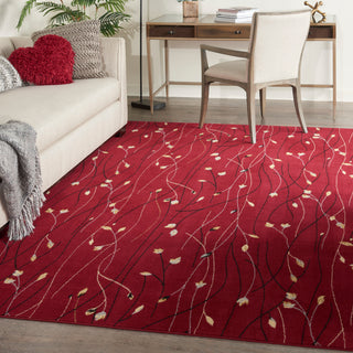 The Rug Corner Nourison Home Grafix GRF15 RED Area Rugs  