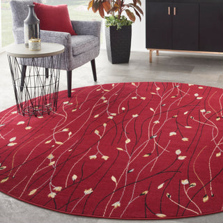 The Rug Corner Nourison Home Grafix GRF15 RED Area Rugs  