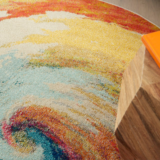 The Rug Corner Nourison Home Celestial CES07 WAVE Area Rugs  