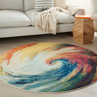 The Rug Corner Nourison Home Celestial CES07 WAVE Area Rugs  