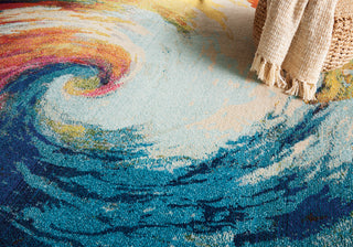 The Rug Corner Nourison Home Celestial CES07 WAVE Area Rugs  