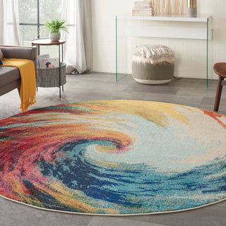 The Rug Corner Nourison Home Celestial CES07 WAVE Area Rugs  