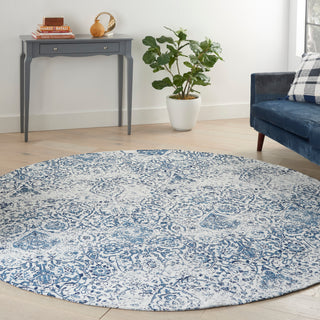 The Rug Corner Nourison Home Damask DAS06 IVNAV Area Rugs  