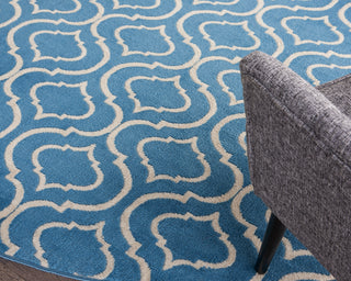 The Rug Corner Nourison Home Jubilant JUB19 BLUE Area Rugs  