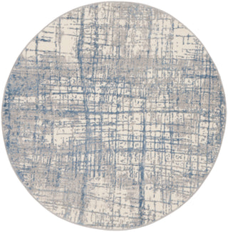 The Rug Corner Calvin Klein Calvin Klein Rush - Ivory/Blue Area Rug CK950  