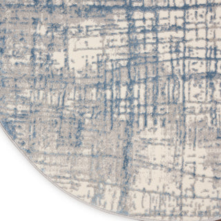 The Rug Corner Calvin Klein Calvin Klein Rush - Ivory/Blue Area Rug CK950  