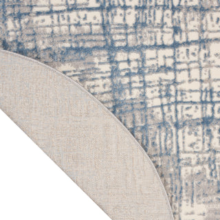 The Rug Corner Calvin Klein Calvin Klein Rush - Ivory/Blue Area Rug CK950  