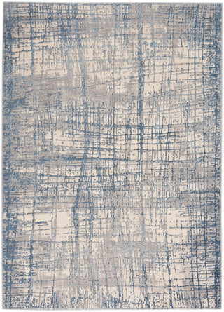 The Rug Corner Calvin Klein Calvin Klein Rush - Ivory/Blue Area Rug CK950  