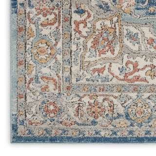 The Rug Corner Nourison Home Nourison Home - Quarry Ivory/Blue Area Rug QUA11  