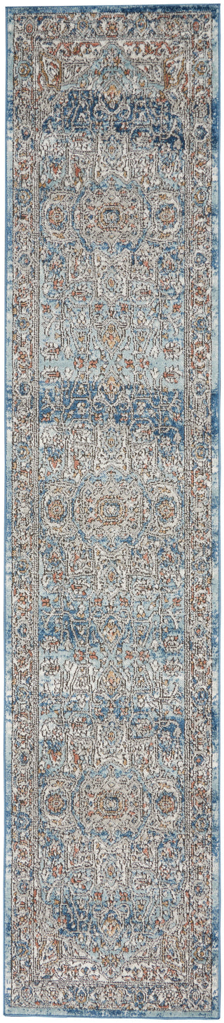 The Rug Corner Nourison Home Nourison Home - Quarry Ivory/Blue Area Rug QUA11  