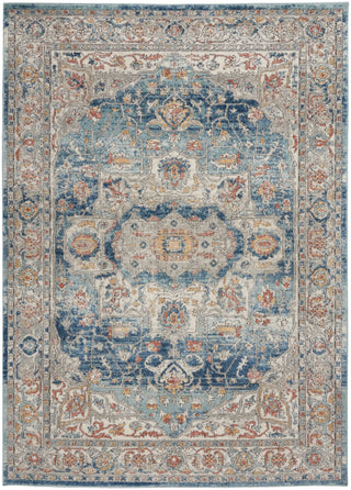 The Rug Corner Nourison Home Nourison Home - Quarry Ivory/Blue Area Rug QUA11  