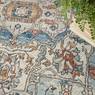 The Rug Corner Nourison Home Nourison Home - Quarry Ivory/Blue Area Rug QUA11  