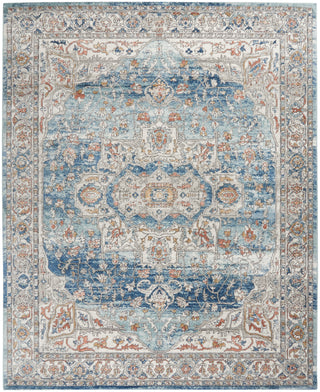 The Rug Corner Nourison Home Nourison Home - Quarry Ivory/Blue Area Rug QUA11  