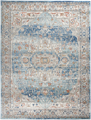 The Rug Corner Nourison Home Nourison Home - Quarry Ivory/Blue Area Rug QUA11  