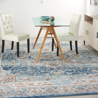The Rug Corner Nourison Home Nourison Home - Quarry Ivory/Blue Area Rug QUA11  