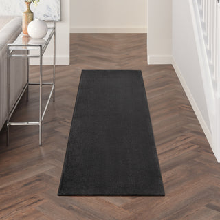 The Rug Corner Nourison Home Nourison Home - Nourison Essentials Black Area Rug NRE01  