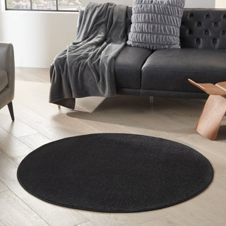 The Rug Corner Nourison Home Nourison Home - Nourison Essentials Black Area Rug NRE01  