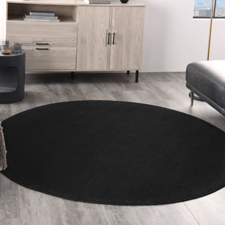 The Rug Corner Nourison Home Nourison Home - Nourison Essentials Black Area Rug NRE01  
