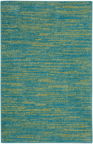 The Rug Corner Nourison Home Nourison Home - Nourison Essentials Blue/Green Area Rug NRE01  