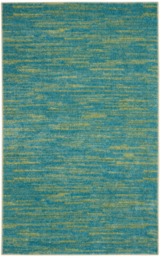 The Rug Corner Nourison Home Nourison Home - Nourison Essentials Blue/Green Area Rug NRE01  