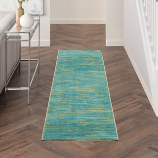 The Rug Corner Nourison Home Nourison Home - Nourison Essentials Blue/Green Area Rug NRE01  