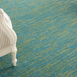 The Rug Corner Nourison Home Nourison Home - Nourison Essentials Blue/Green Area Rug NRE01  