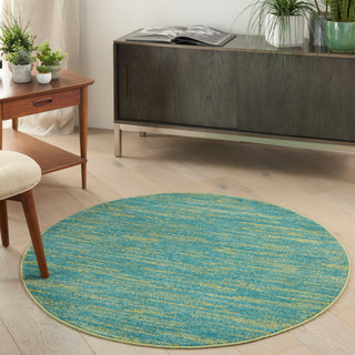 The Rug Corner Nourison Home Nourison Home - Nourison Essentials Blue/Green Area Rug NRE01  