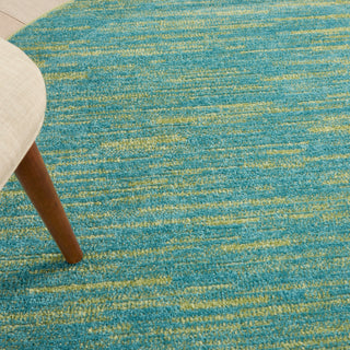 The Rug Corner Nourison Home Nourison Home - Nourison Essentials Blue/Green Area Rug NRE01  