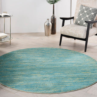 The Rug Corner Nourison Home Nourison Home - Nourison Essentials Blue/Green Area Rug NRE01  