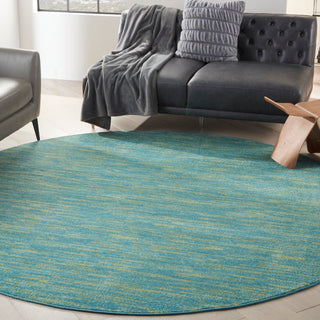 The Rug Corner Nourison Home Nourison Home - Nourison Essentials Blue/Green Area Rug NRE01  