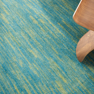 The Rug Corner Nourison Home Nourison Home - Nourison Essentials Blue/Green Area Rug NRE01  