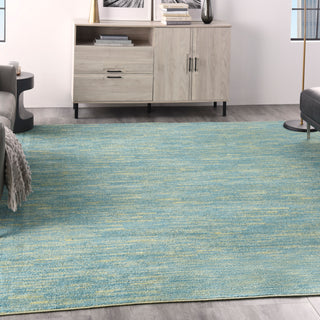 The Rug Corner Nourison Home Nourison Home - Nourison Essentials Blue/Green Area Rug NRE01  
