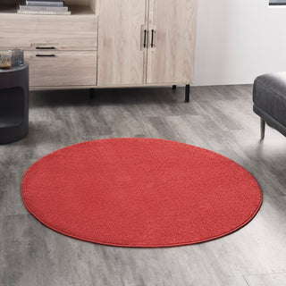 The Rug Corner Nourison Home Nourison Home - Nourison Essentials Black/Red Area Rug NRE01  
