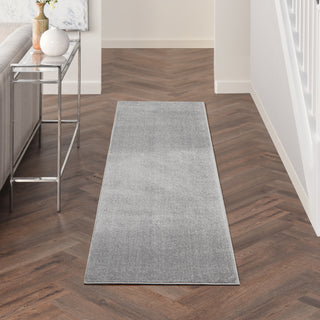 The Rug Corner Nourison Home Nourison Home - Nourison Essentials Silver/Green Area Rug NRE01  