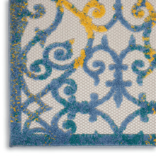 The Rug Corner Nourison Home Nourison Home - Aloha Ivory/Blue Area Rug ALH21  