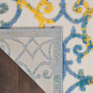 The Rug Corner Nourison Home Nourison Home - Aloha Ivory/Blue Area Rug ALH21  