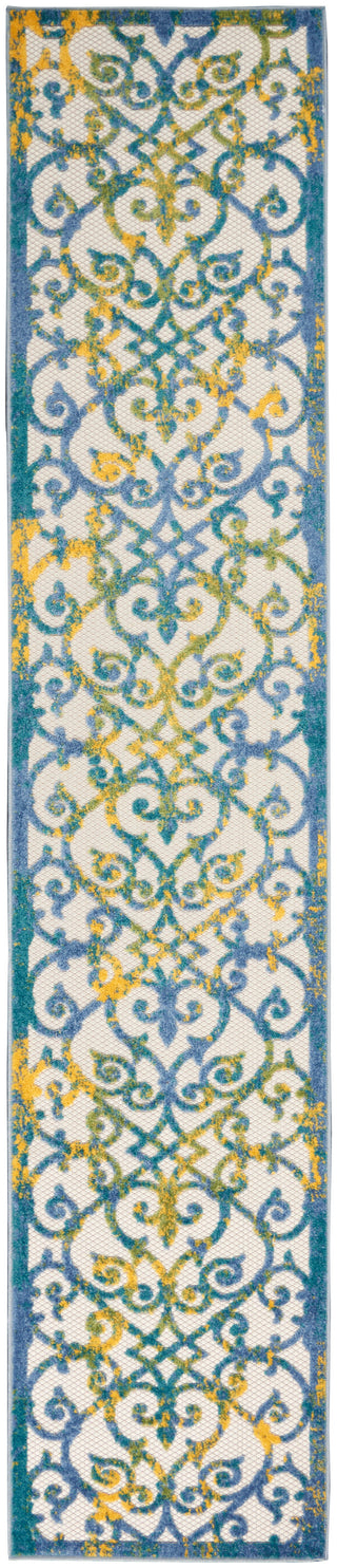 The Rug Corner Nourison Home Nourison Home - Aloha Ivory/Blue Area Rug ALH21  