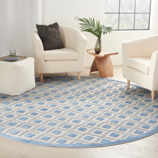 The Rug Corner Nourison Home Aloha ALH26 BLGRY Area Rugs  