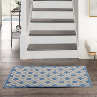 The Rug Corner Nourison Home Aloha ALH26 BLGRY Area Rugs  