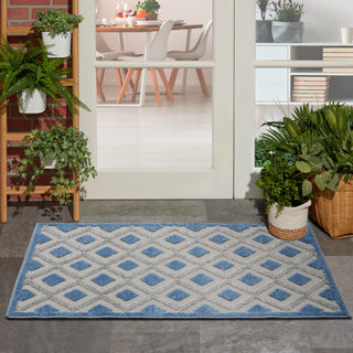The Rug Corner Nourison Home Aloha ALH26 BLGRY Area Rugs  