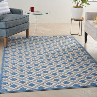 The Rug Corner Nourison Home Aloha ALH26 BLGRY Area Rugs  