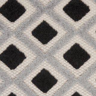 The Rug Corner Nourison Home Aloha ALH26 BLKWT Area Rugs  